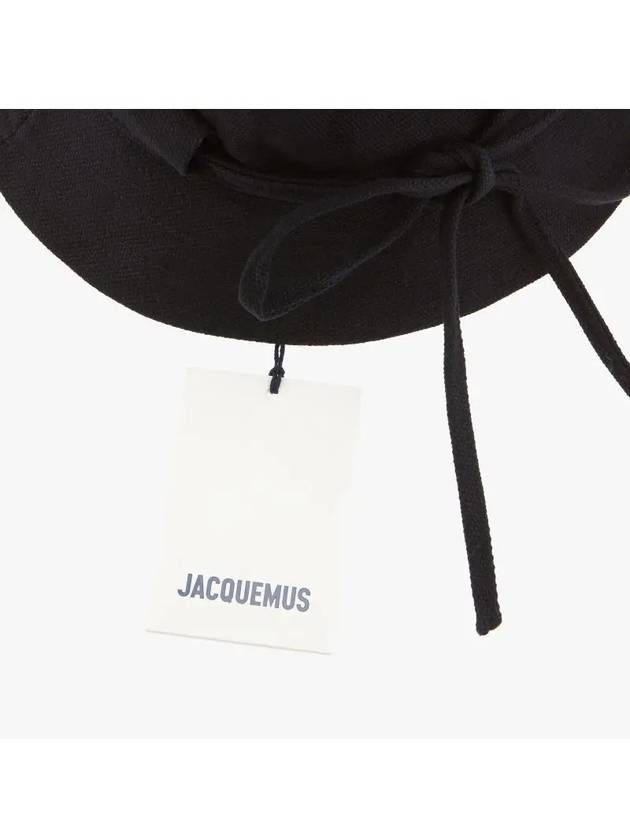 Le Bob Gadjo Bucket Hat Black - JACQUEMUS - BALAAN 4