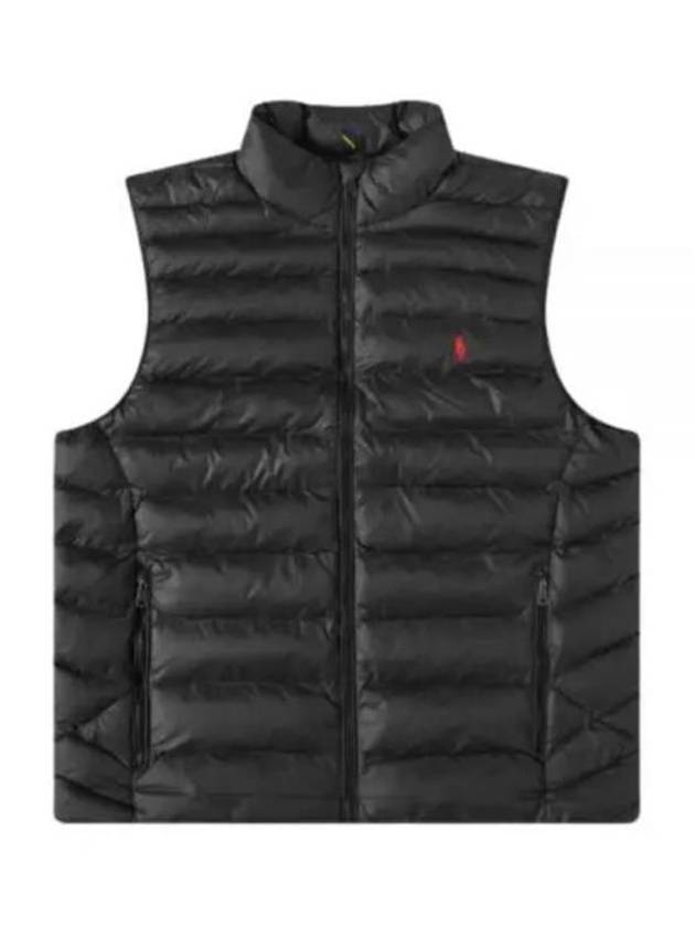 Logo String Padded Vest Black - POLO RALPH LAUREN - BALAAN 2