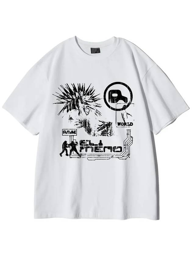 EL Real Life Short Sleeve T-Shirt White - ELIMENO - BALAAN 1