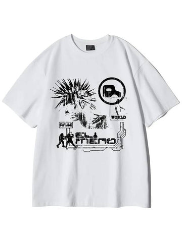 EL Real Life Short Sleeve T-Shirt White - ELIMENO - BALAAN 1