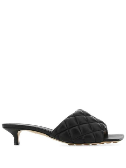 Padded Leather Mule Black - BOTTEGA VENETA - BALAAN 2