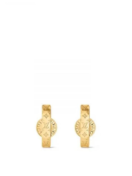 Nanogram Earrings Gold - LOUIS VUITTON - BALAAN 2