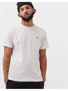 Organic Cotton Short Sleeve T-Shirt White - STONE ISLAND - BALAAN 3