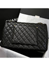 Women s Classic Caviar Skin Travel Bag Black Gold Plated - CHANEL - BALAAN 5