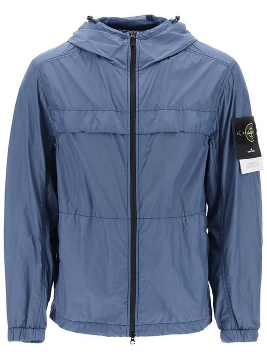 Garment Dyed Crinkle Reps R-Nylon Jacket Avio Blue - STONE ISLAND - BALAAN 2