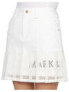 Golf Wear Women s Mini Pleated Skirt MLW 3B AE06 WHITE - MARK & LONA - BALAAN 9