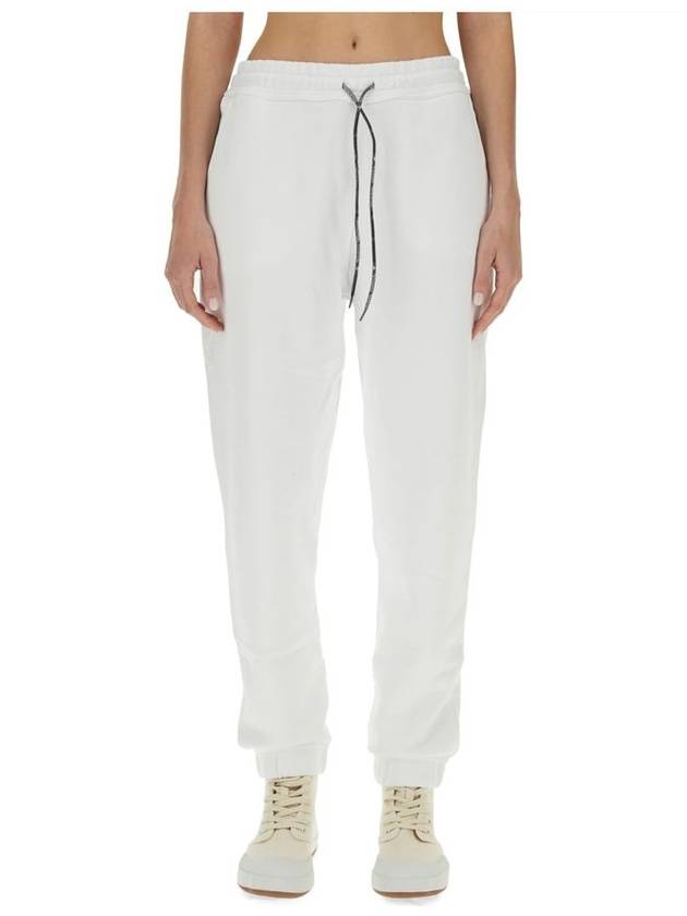 Logo Classic Drawstring Cotton Track Pants White - VIVIENNE WESTWOOD - BALAAN 2