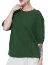 Women s LCRHK GN Linen Cable Round Half Knit Green - CHANCE'S NOI - BALAAN 3