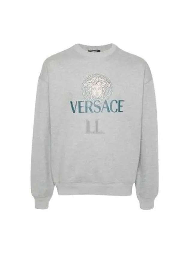 Medusa Head Print Sweatshirt Grey - VERSACE - BALAAN 2