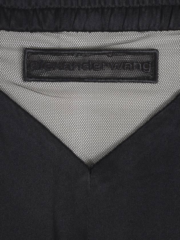 logo cutout boxer pants 1WC2244723001 - ALEXANDER WANG - BALAAN 4