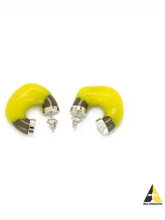 Rubber rise earrings yellow MACCXJEW006 PLA001 - SUNNEI - BALAAN 1