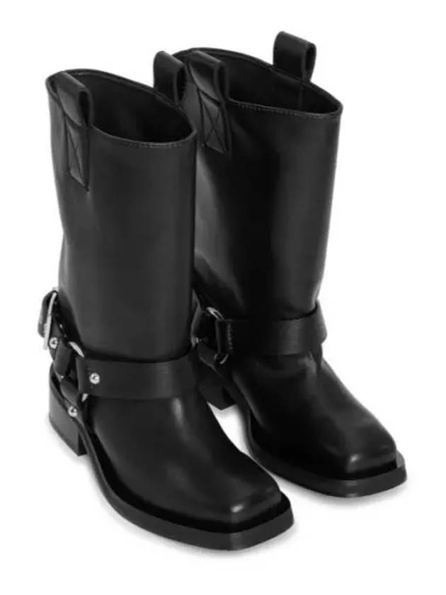 Shaft Boots Middle Boots Black - GANNI - BALAAN 2