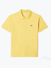 Men's Logo Classic Fit Cotton Short Sleeve Polo Shirt Yellow - LACOSTE - BALAAN 2