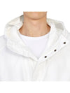 Metropolis Hooded Jacket White - CP COMPANY - BALAAN 9