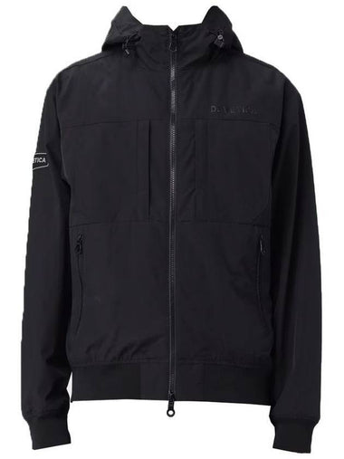 Oisac Logo Patch Windbreaker Black - DUVETICA - BALAAN 1