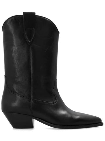 Isabel Marant ‘Duerto’ Leather Cowboy Boots, Women's, Black - ISABEL MARANT - BALAAN 1