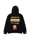 Men's Graphic Print Hoodie Black - STOCKHOLM SYNDROME - BALAAN 1