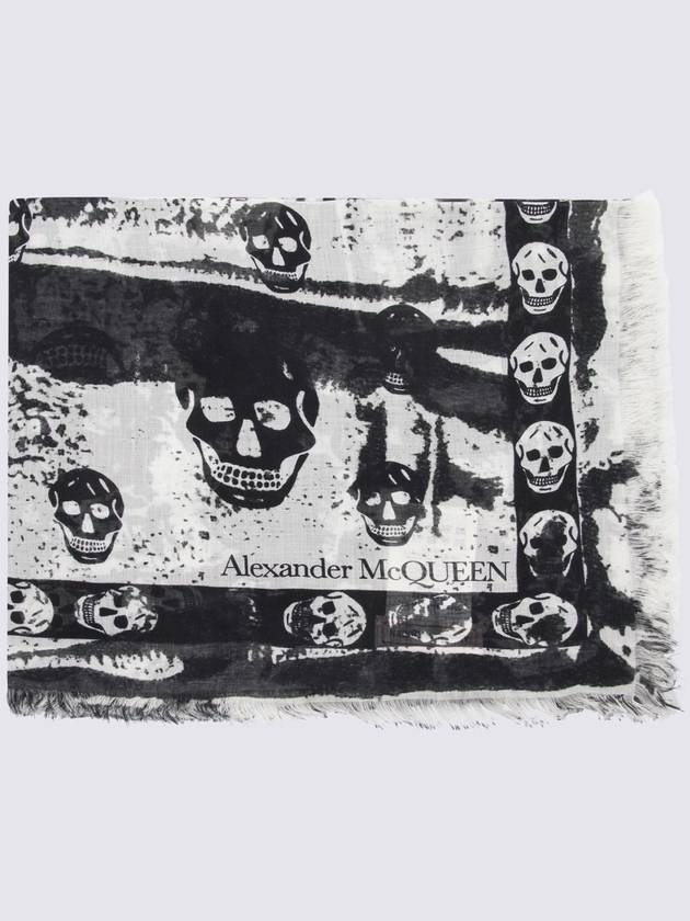 Muffler Scarf 7820344943Q9260 WHITE - ALEXANDER MCQUEEN - BALAAN 2