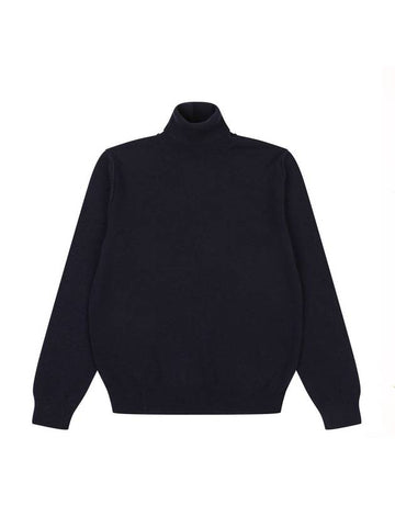 Cashmere Turtleneck Navy - MAISON MARGIELA - BALAAN 1