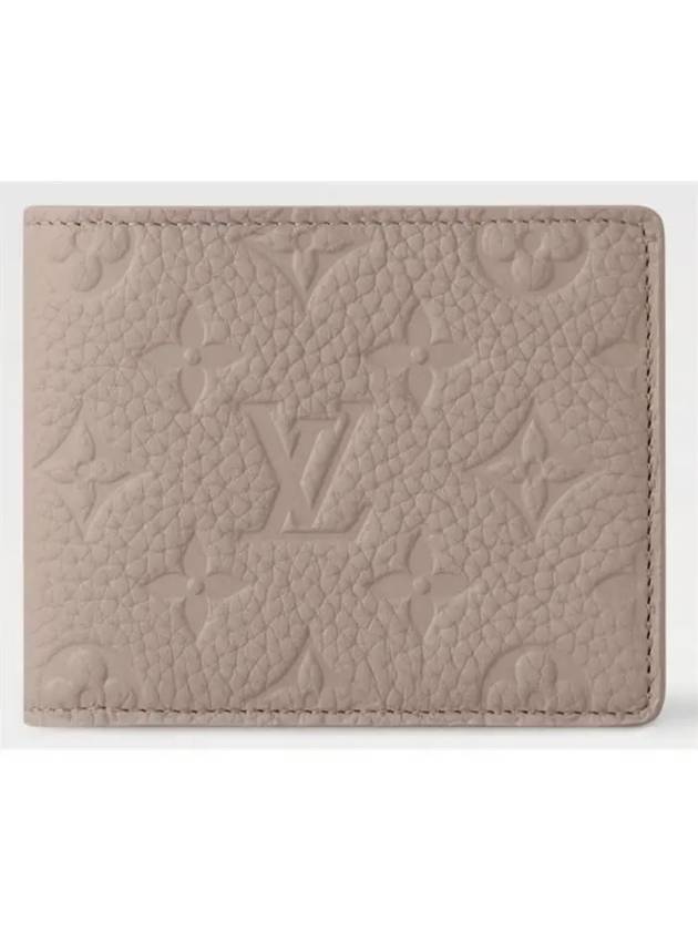 Multiple Monogram Taurillon Leather Half Wallet Rose Beige - LOUIS VUITTON - BALAAN 2