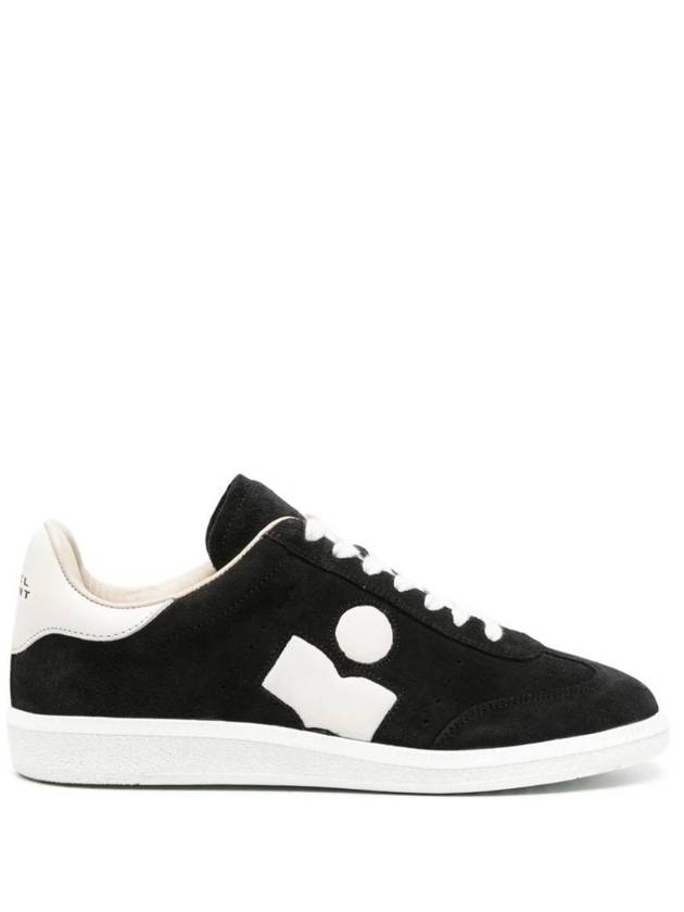 Bryce Suede Low Top Sneakers Black - ISABEL MARANT - BALAAN 1