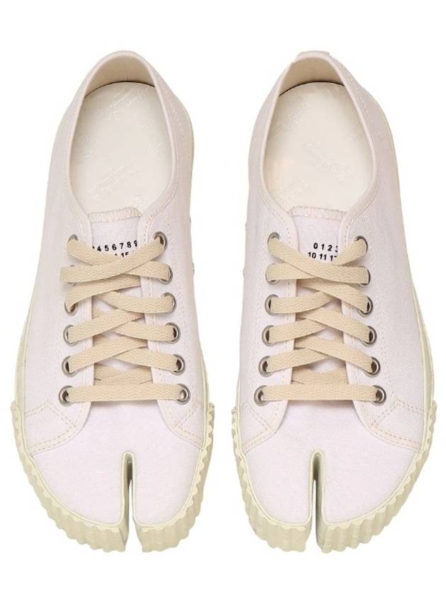 Tabi Canvas Low Top Sneakers White - MAISON MARGIELA - BALAAN 5