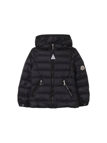 Kids Logo Patch Padding Black - MONCLER - BALAAN 1