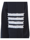 4 Bar Straight Knit Top Navy - THOM BROWNE - BALAAN 11