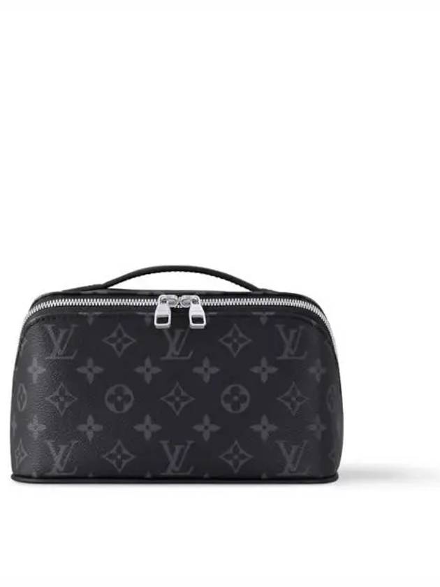 Toiletry Monogram Eclipse Coated Canvas Pouch Bag Black - LOUIS VUITTON - BALAAN 2