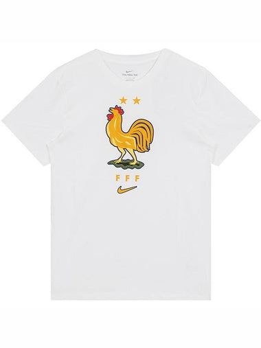 France Crest Short Sleeve T-Shirt White - NIKE - BALAAN 1