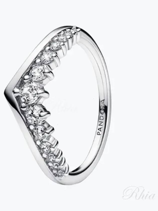 Timeless Wish Floating Pave Ring Sterling Ring Silver - PANDORA - BALAAN 2