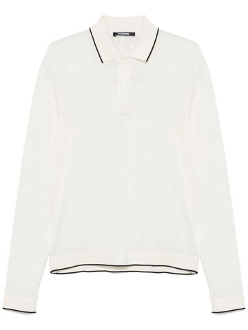 JACQUEMUS LE POLO TRICOT ML - JACQUEMUS - BALAAN 1