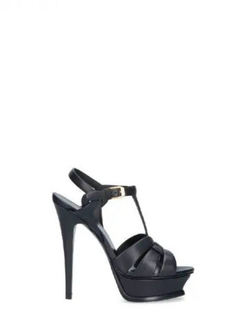 Tribute leather platform sandal heels 271869 - SAINT LAURENT - BALAAN 1