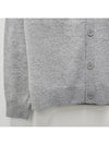 Keve Face Wool V-neck Cardigan Grey - ACNE STUDIOS - BALAAN 7