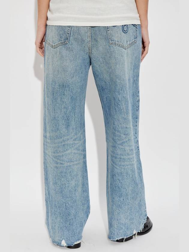 R13 Jeans With Vintage Effect, Women's, Blue - R13 - BALAAN 4