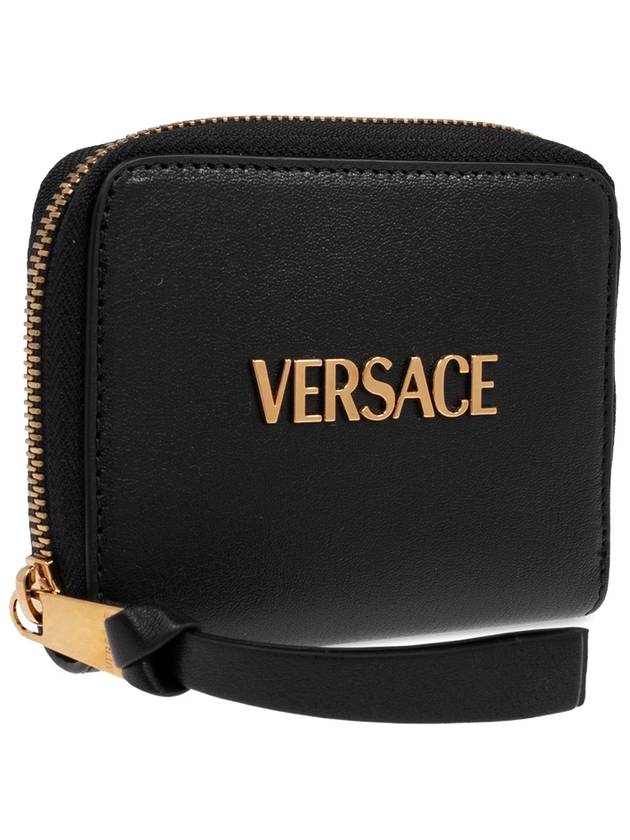 Versace Leather Wallet, Women's, Black - VERSACE - BALAAN 4