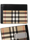 Vintage Check Money Clip Card Wallet Archive Beige - BURBERRY - BALAAN 2