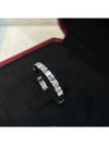 White Gold 1P Diamond Maiyong Panda Wedding Ring 52 - CARTIER - BALAAN 2