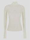 Woolen Turtleneck White - BOTTEGA VENETA - BALAAN 4