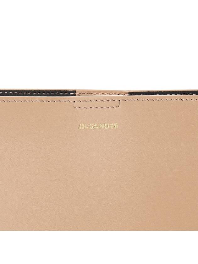 Tangle Medium Leather Cross Bag Beige - JIL SANDER - BALAAN 8