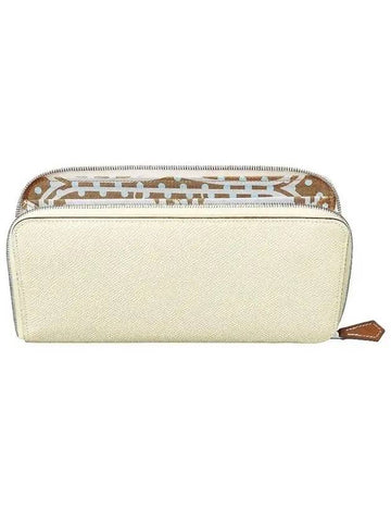 Women's Silk In Classique Long Wallet Ivory - HERMES - BALAAN 1