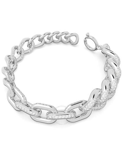 Swarovski Rhodium Plated Pave Dextera Bracelet, Size Small - SWAROVSKI - BALAAN 2