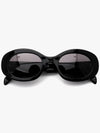 2024 Oval Triope Triomphe CL40194 black sunglasses - CELINE - BALAAN 6