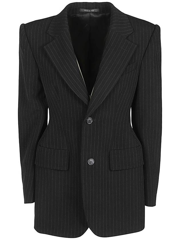 Women's Hourglass Blazer Jacket Black - BALENCIAGA - BALAAN 2