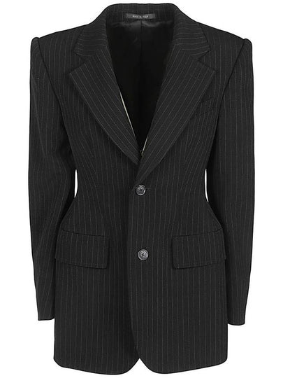 Women's Hourglass Blazer Jacket Black - BALENCIAGA - BALAAN 2