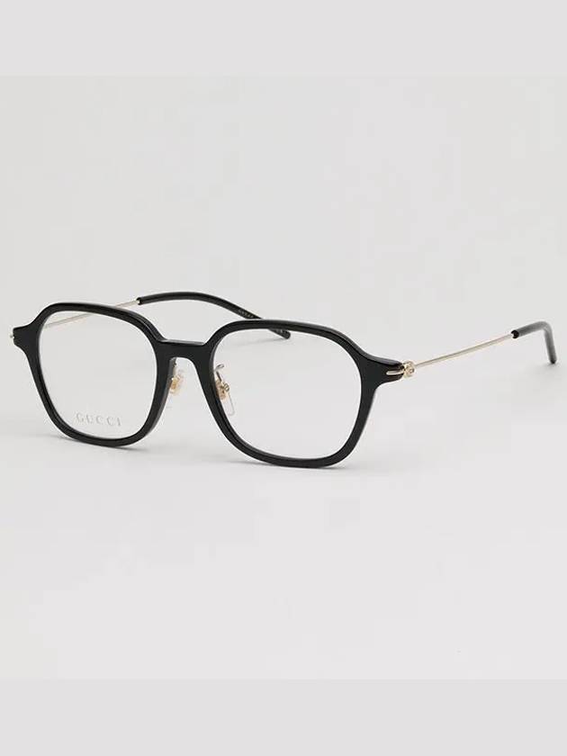 Eyewear Square Acetate Eyeglasses Black - GUCCI - BALAAN 9