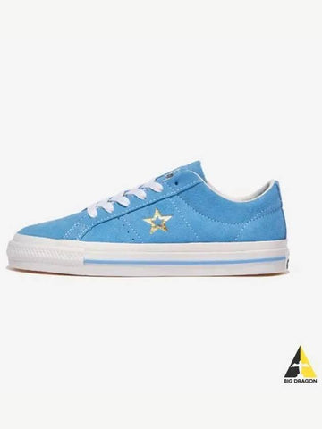 One Star Pro Suede Light Blue LT BLUEwhiteGOLD - CONVERSE - BALAAN 1