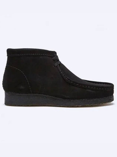 Wallabee Suede Ankle Boots Black - CLARKS - BALAAN 2