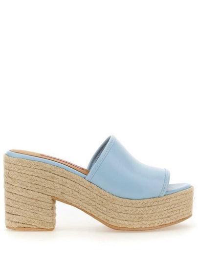 Sandals 32143797 0332 BABY BLUE - MOSCHINO - BALAAN 2