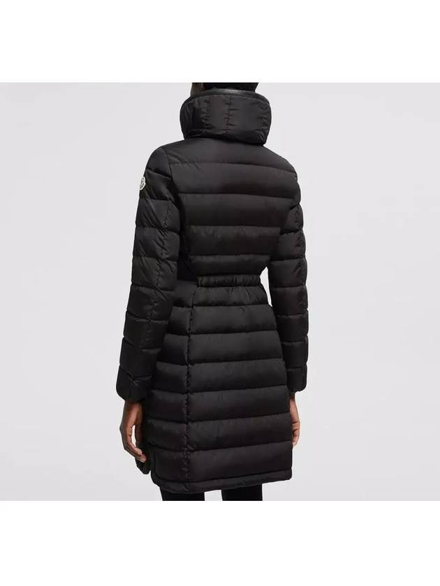 Women's Flammette Long Down Padding Black - MONCLER - BALAAN 4